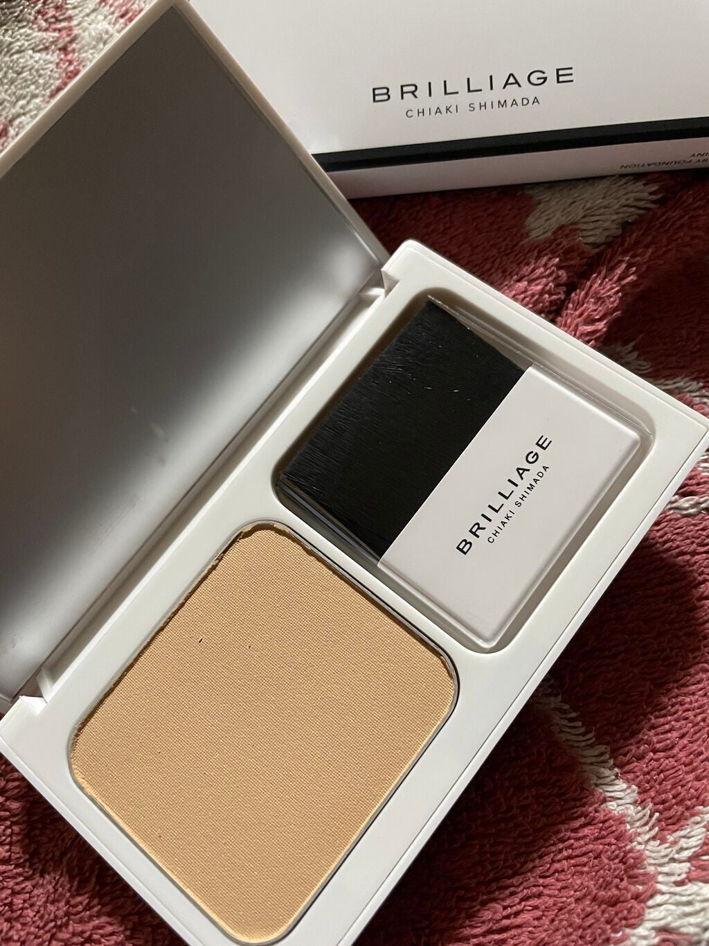 パウダリーファンデーション ソフトシャイニー/ブリリアージュ/パウダーファンデーションを使ったクチコミ(4枚目)