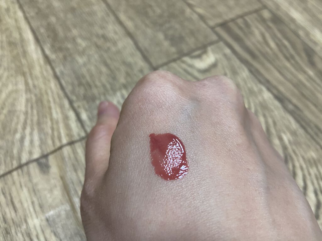 ムードインハンサーリキッドグロウ 07 アリュ_リング/hince/口紅を使ったクチコミ（3枚目）