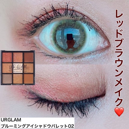 UR GLAM BLOOMING EYE COLOR PALETTE/U R GLAM/アイシャドウパレットを使ったクチコミ(1枚目)