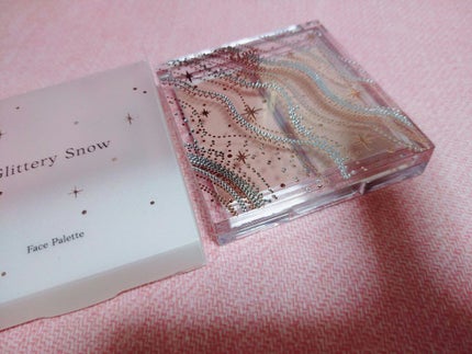 グリッタースノー フェイスパレット/ETUDE/パウダーハイライトを使ったクチコミ(1枚目)