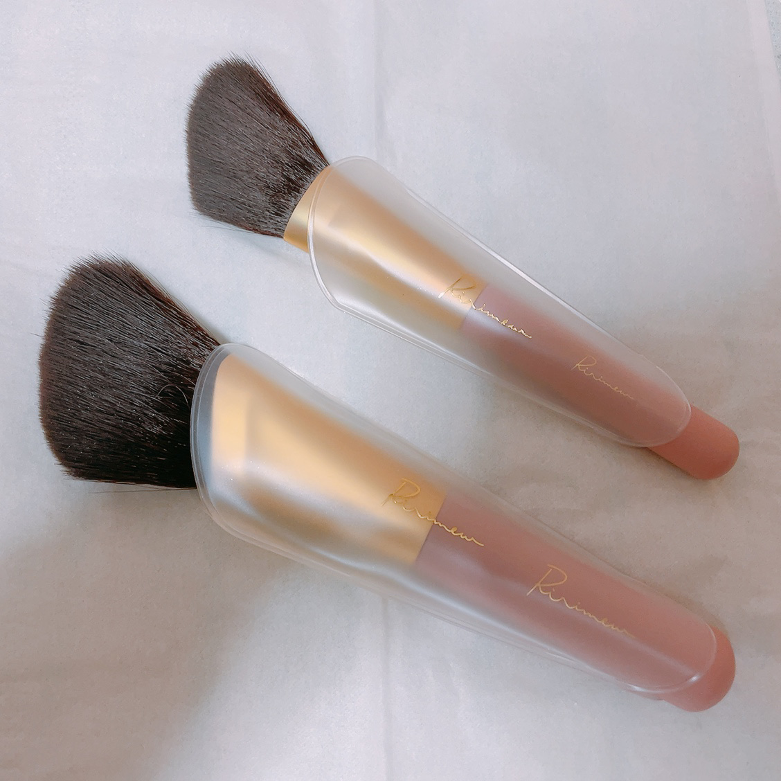 チークフィックスブラシ/Ririmew/メイクブラシを使ったクチコミ（2枚目）