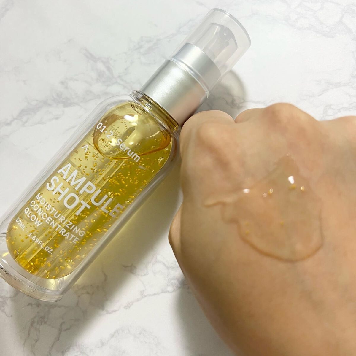 モイスチャーライジング コンセントレートグロウ セラム/AMPULE SHOT/美容液を使ったクチコミ（2枚目）