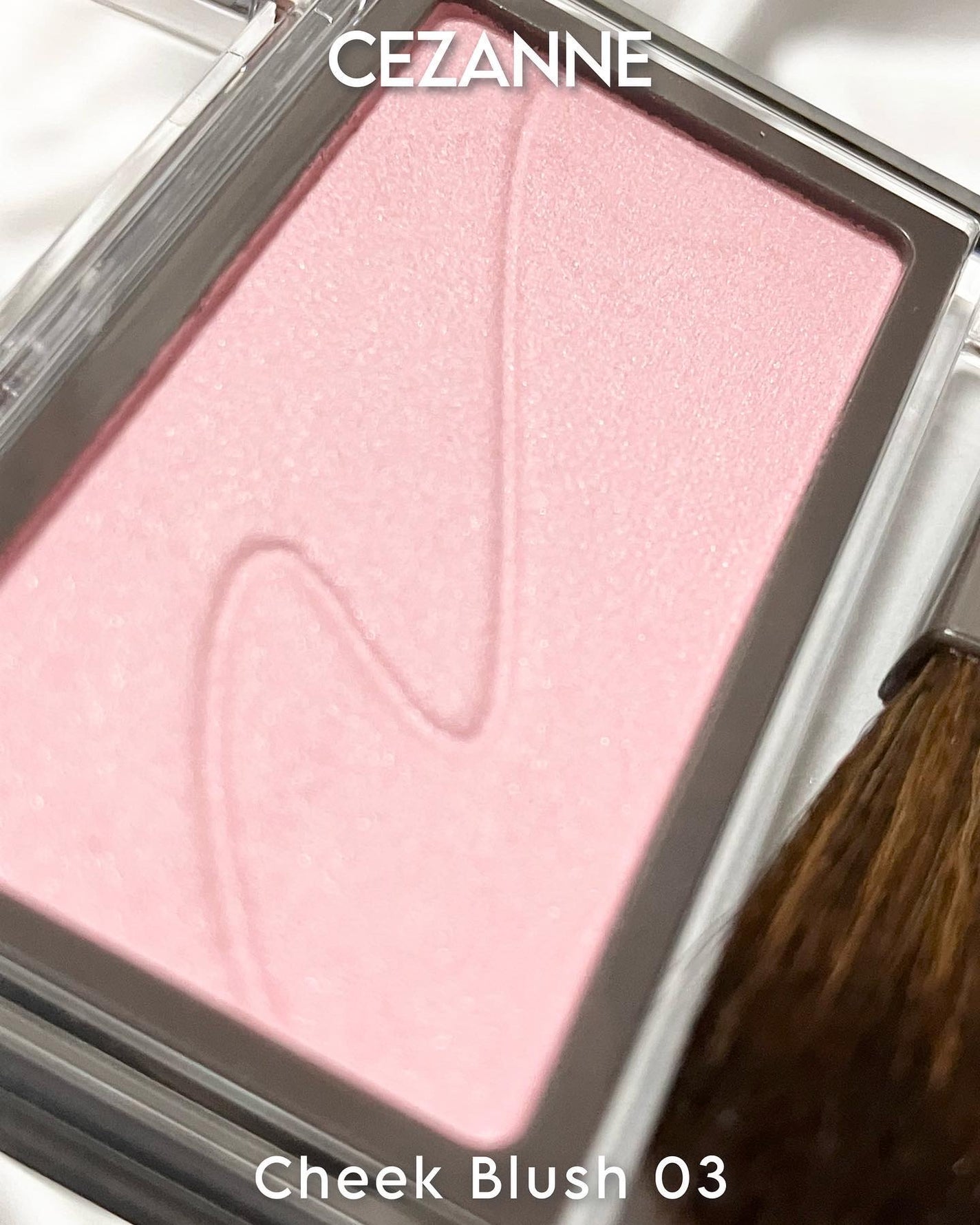 チークブラッシュ/CEZANNE/パウダーチークを使ったクチコミ(3枚目)