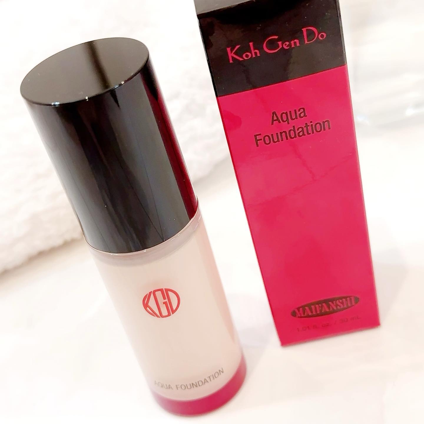 マイファンスィー アクアファンデーション/Koh Gen Do/リキッドファンデーションを使ったクチコミ（2枚目）