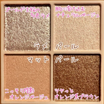 ベージュトーンアイシャドウ/CEZANNE/アイシャドウパレットを使ったクチコミ(2枚目)