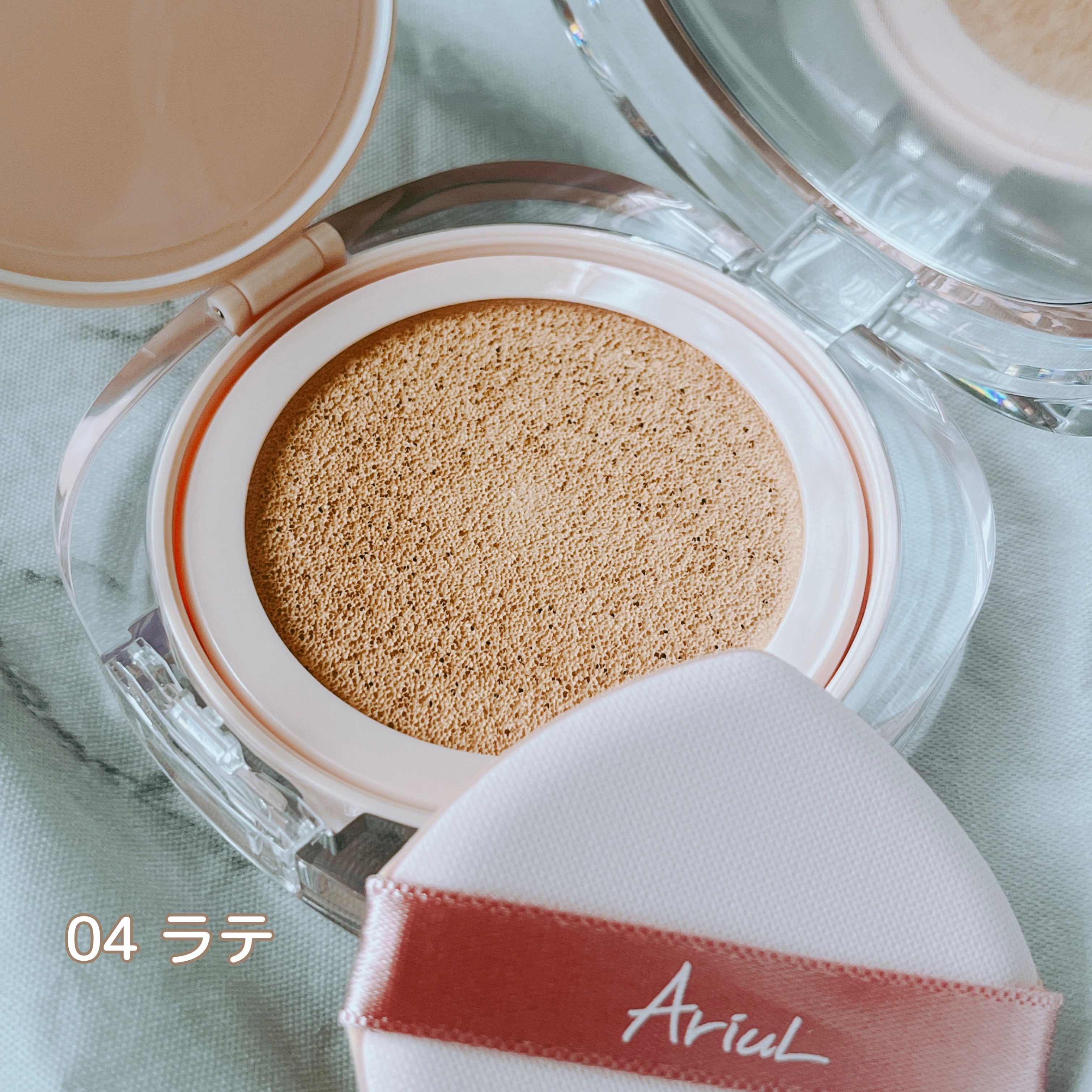 アリウル インクフェザーカバーラスティングクッション/Ariul/クッションファンデーションを使ったクチコミ（2枚目）