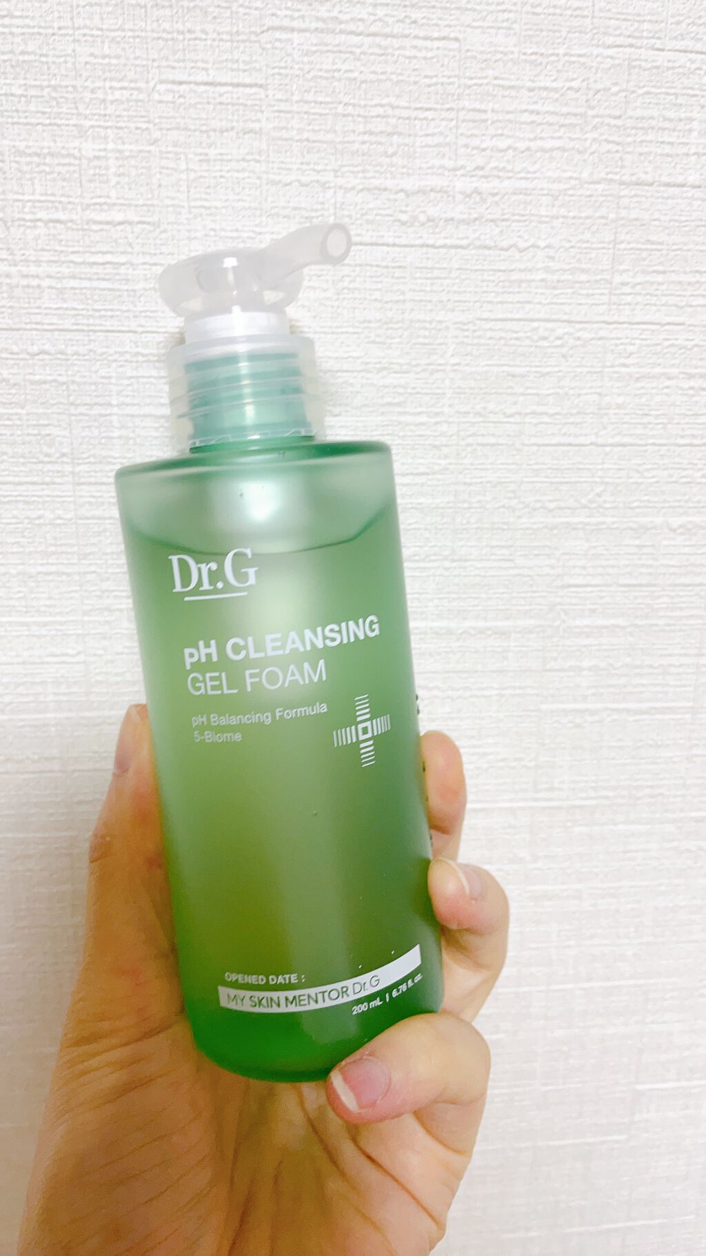 弱酸性クレンジングジェルフォーム/Dr.G/その他洗顔料を使ったクチコミ(1枚目)