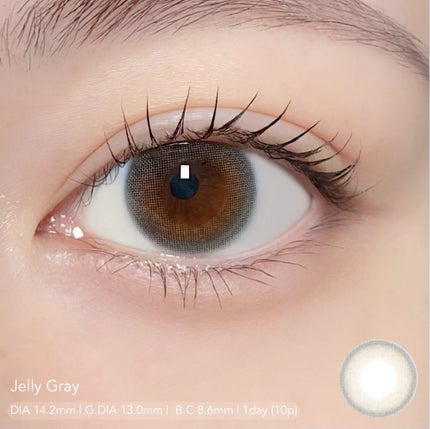 mimuco 1day ゼリーグレー/mimuco/ワンデー(1DAY)カラコンを使ったクチコミ(3枚目)