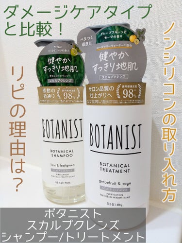 ボタニカルシャンプー／トリートメント(スカルプクレンズ) /BOTANIST/シャンプー・コンディショナーを使ったクチコミ（1枚目）