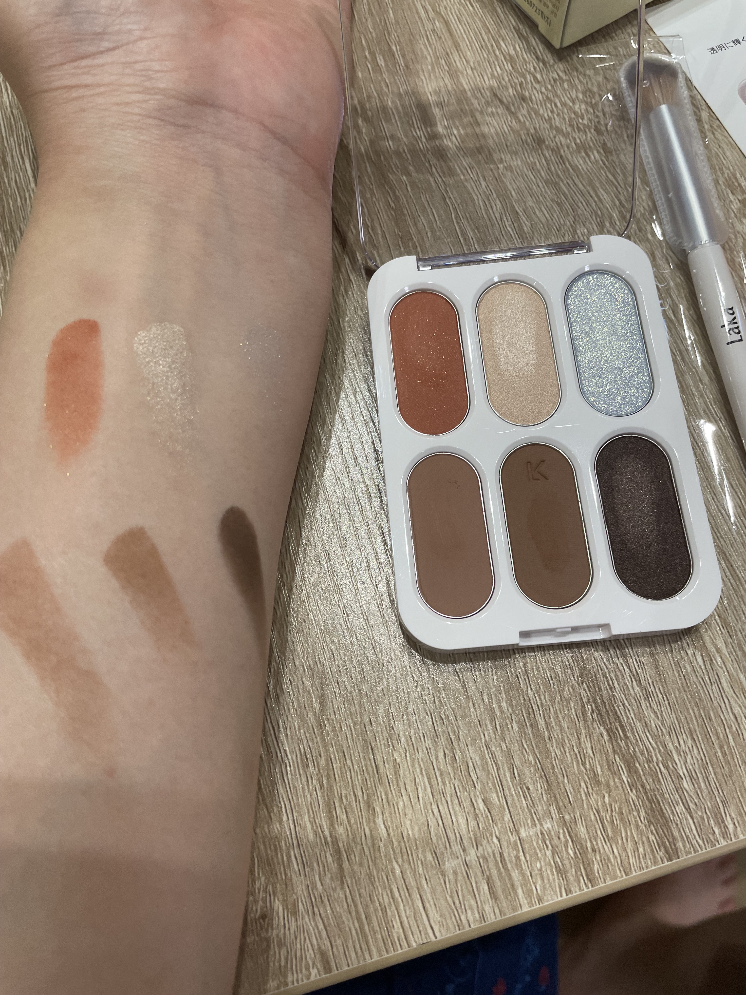 フォーエバー6アイパレット/Laka/アイシャドウパレットを使ったクチコミ（3枚目）