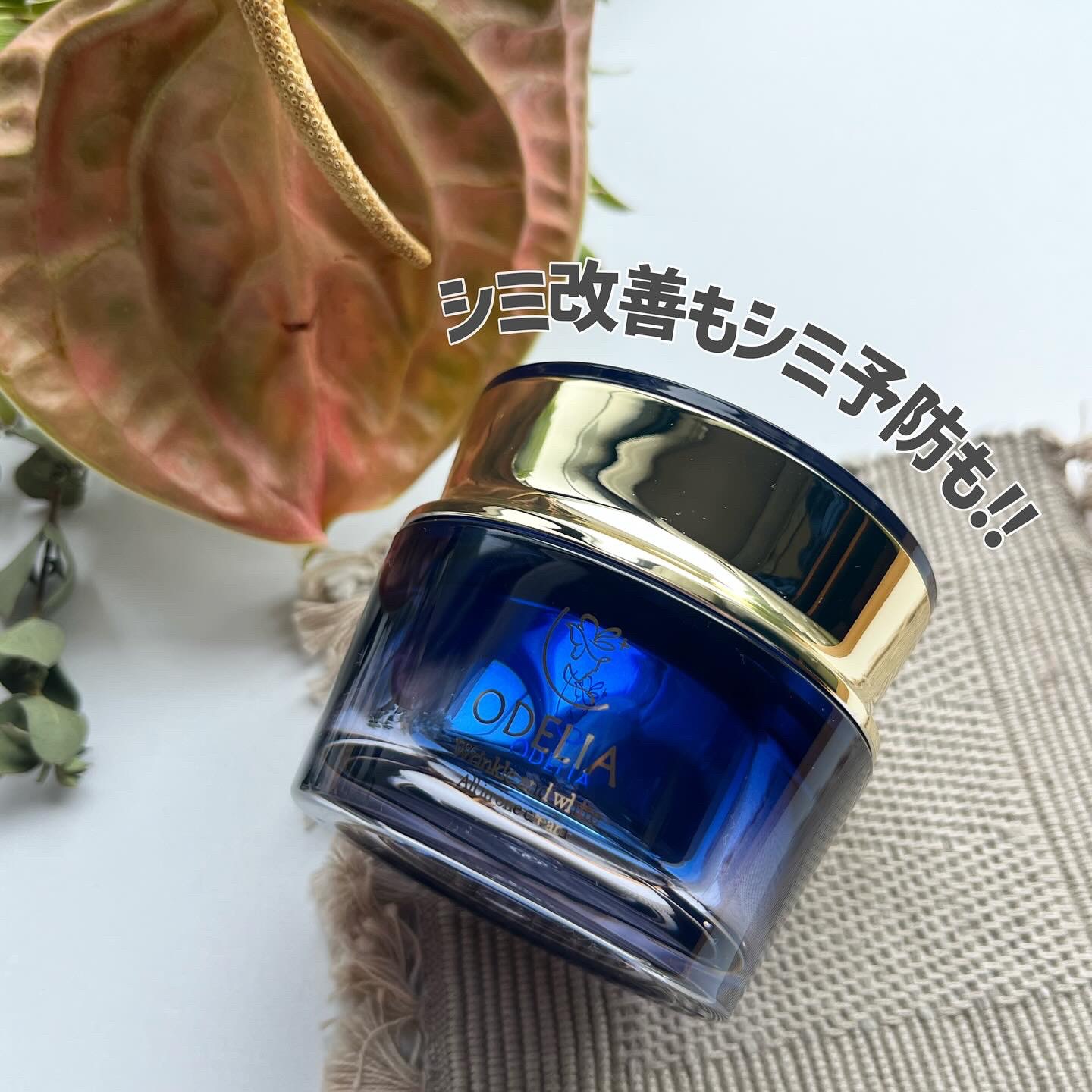 リンクル＆ホワイト オールインワンクリーム/ODELIA/オールインワン化粧品を使ったクチコミ（1枚目）