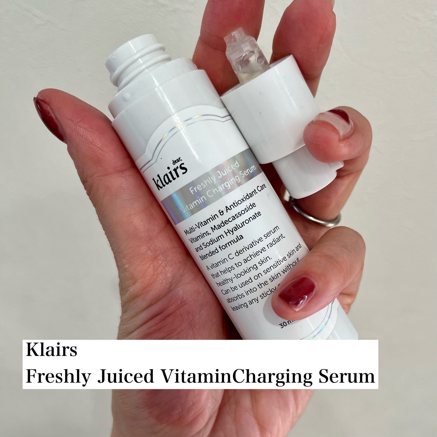 フレッシュリージュースドビタミンチャージングセラム(30ml)/Klairs/美容液を使ったクチコミ(2枚目)