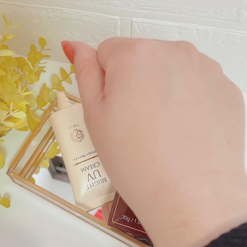 ブライトUVクリーム/Facee/日焼け止めクリームを使ったクチコミ(4枚目)