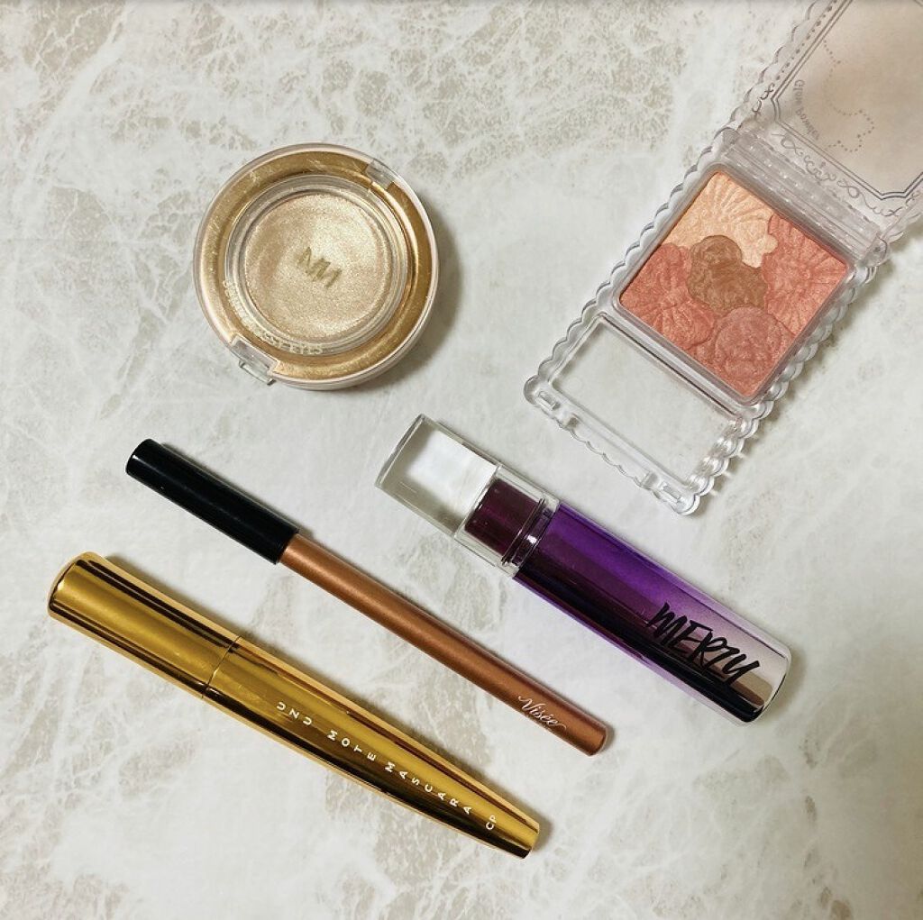 デューイグロッシーアイズ ハニーゴールド/MISSHA/ジェル・クリームアイシャドウを使ったクチコミ（1枚目）