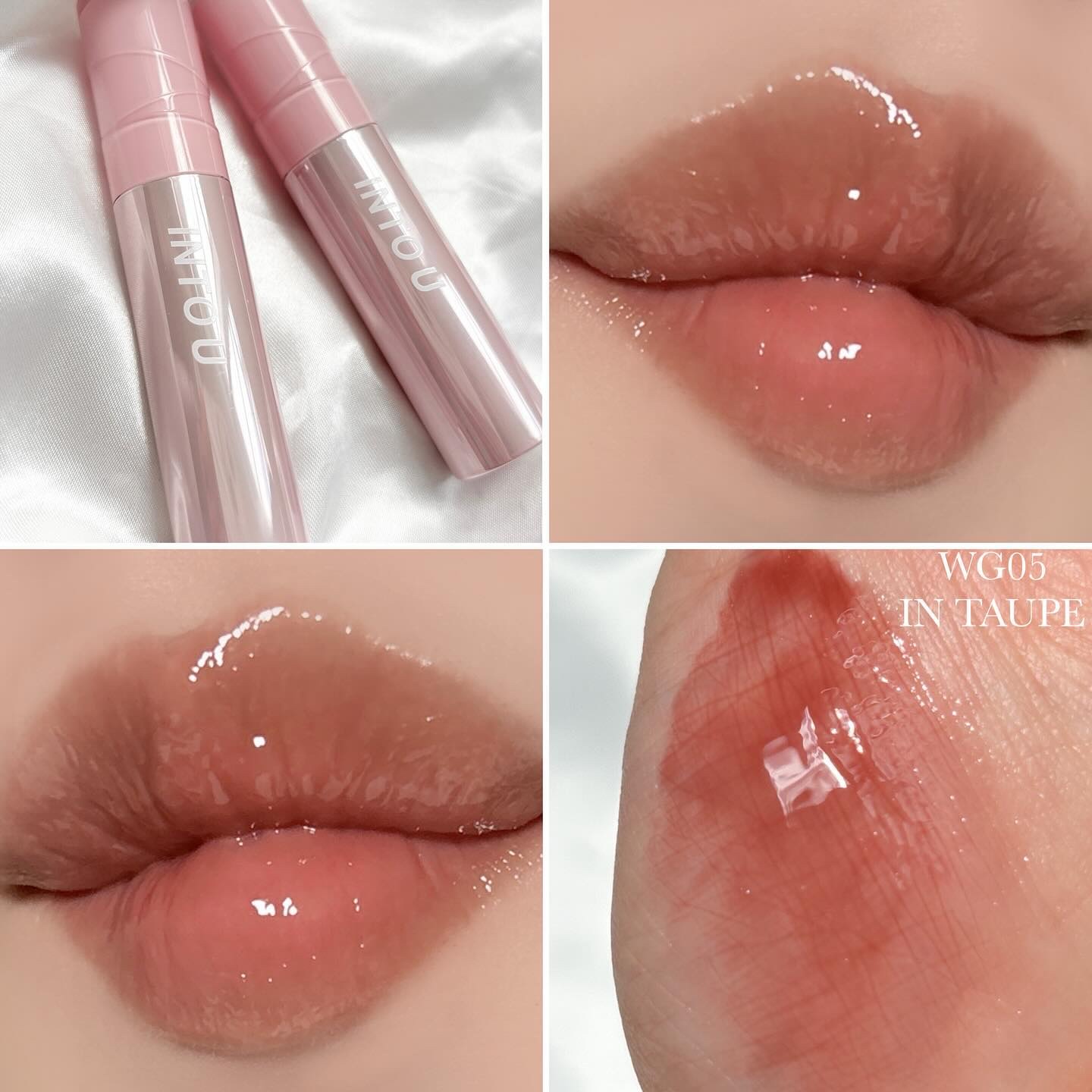 ジューシーパンピンググロス/INTO U/リップグロスを使ったクチコミ（3枚目）