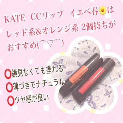 CCリップクリームN/KATE/リップケアを使ったクチコミ(1枚目)