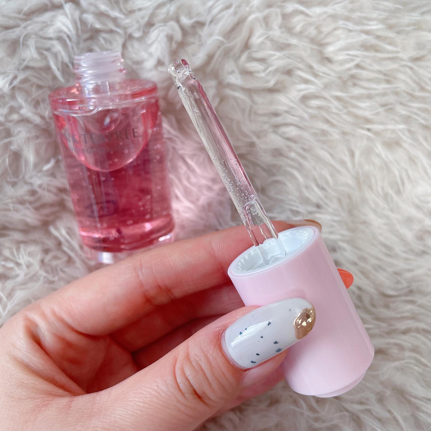 ピンクティーツリーシナジーセラム/APLIN/美容液を使ったクチコミ（3枚目）