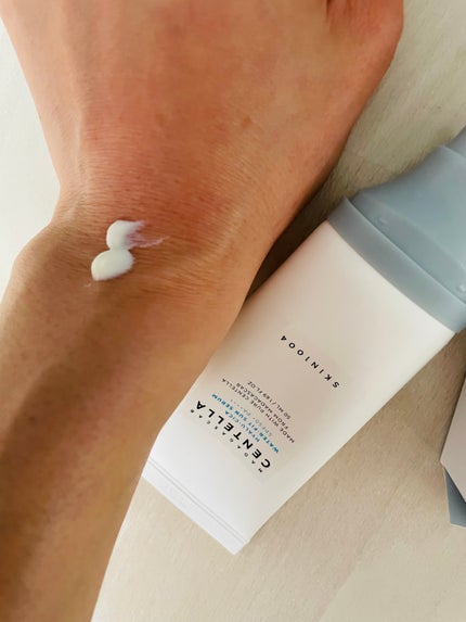 ヒアルーシカ ウォーターフィット サンセラム/SKIN1004/日焼け止めローションを使ったクチコミ(2枚目)