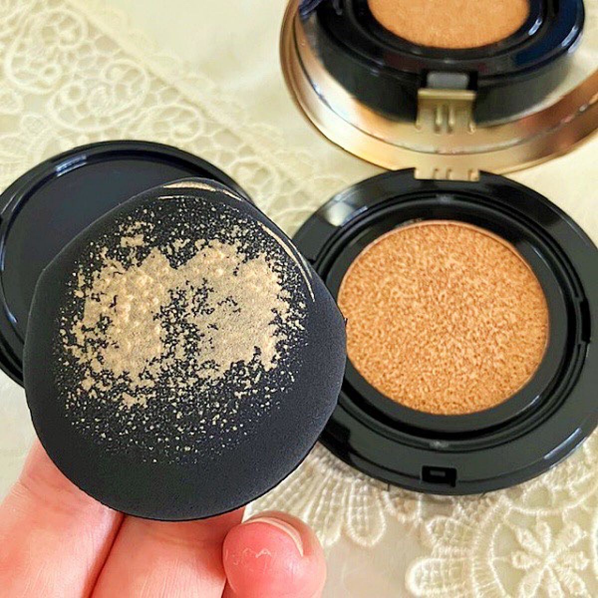 フローレス ルミエール ラディアンス パーフェクティング クッション/ローラ メルシエ/クッションファンデーションを使ったクチコミ(5枚目)