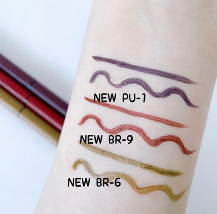 ウルトラカラー アイライナー BR-9 大人っぽい ブリックブラウン/MAYBELLINE NEW YORK/リキッドアイライナーを使ったクチコミ(2枚目)