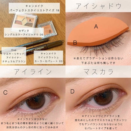 【旧品】パーフェクトスタイリストアイズ/キャンメイク/アイシャドウパレットを使ったクチコミ(3枚目)