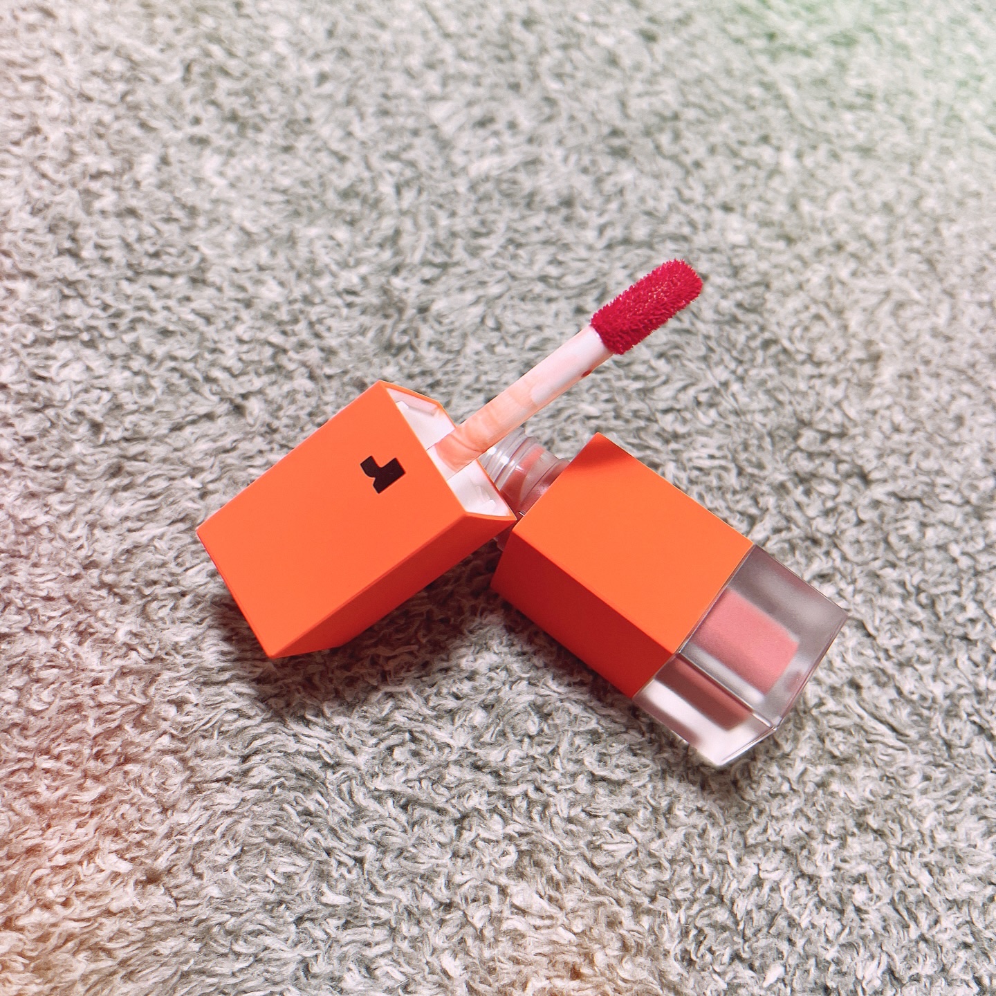 フルーティントブーケ 02 ベイビーポピー/RICAFROSH/リップティントを使ったクチコミ（3枚目）