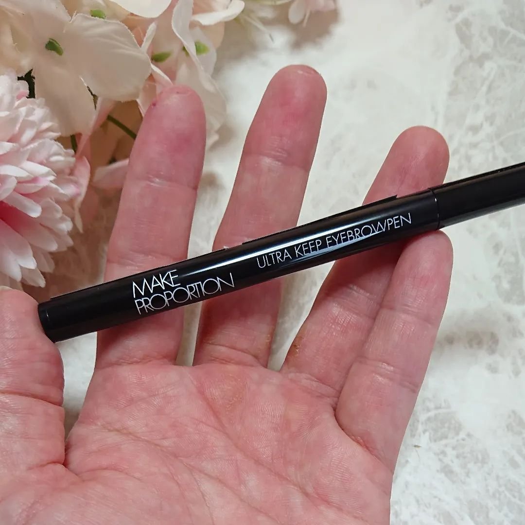 ウルトラキープアイブロウペン/メイクプロポーション/眉ティントを使ったクチコミ（3枚目）