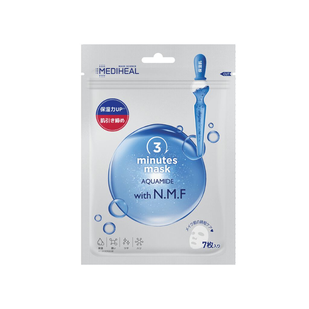 3ミニッツマスク:アクアマイドwith N.M.F MEDIHEAL