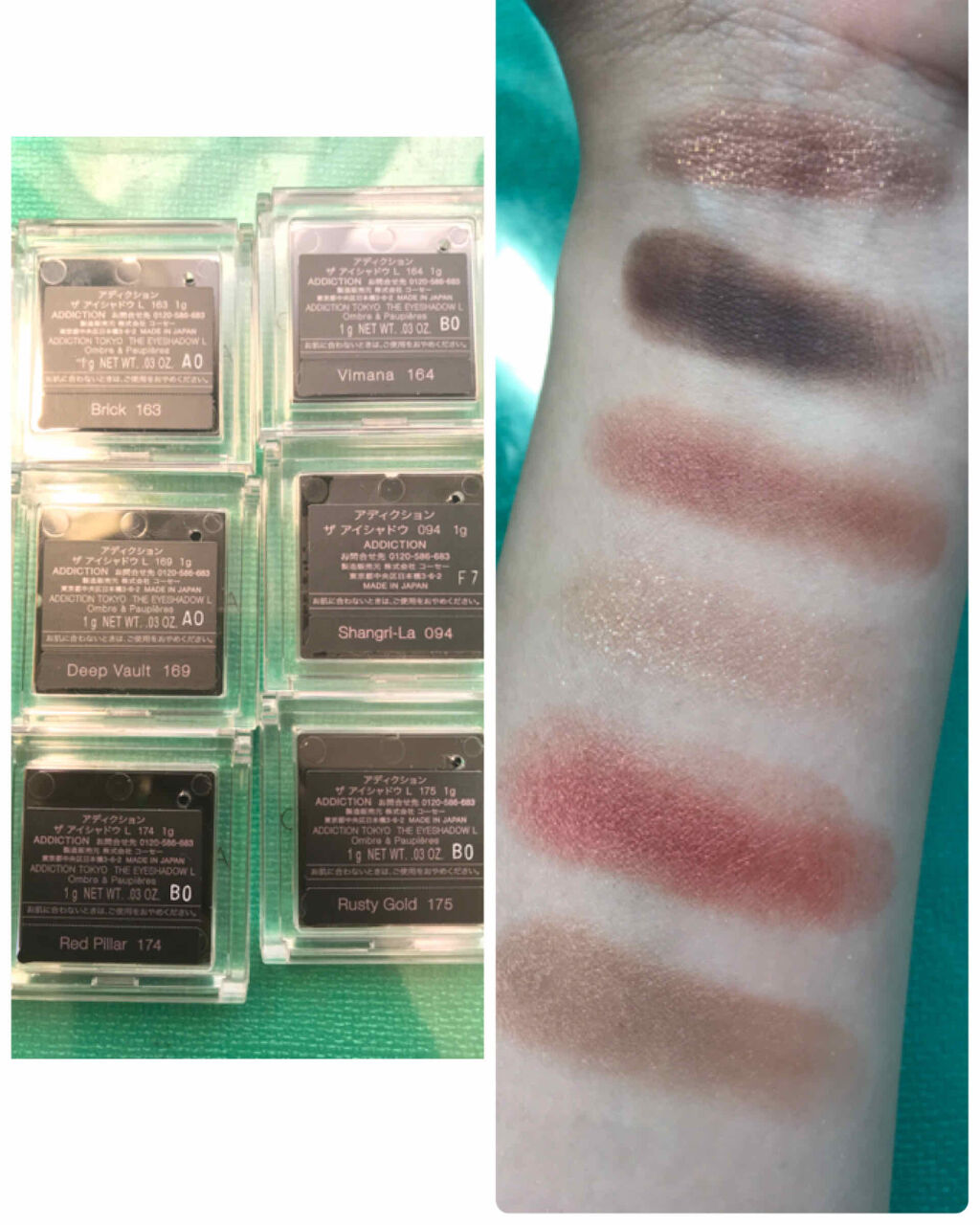 ザ アイシャドウ L/ADDICTION/単色アイシャドウを使ったクチコミ（3枚目）