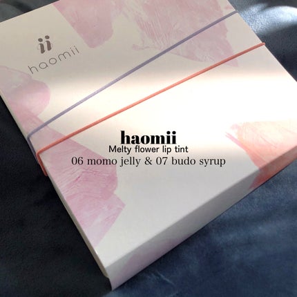 Melty flower lip tint/haomii/口紅を使ったクチコミ(2枚目)