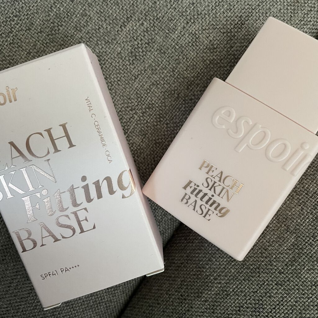 ピーチスキンフィッティングベース/espoir/化粧下地を使ったクチコミ（1枚目）