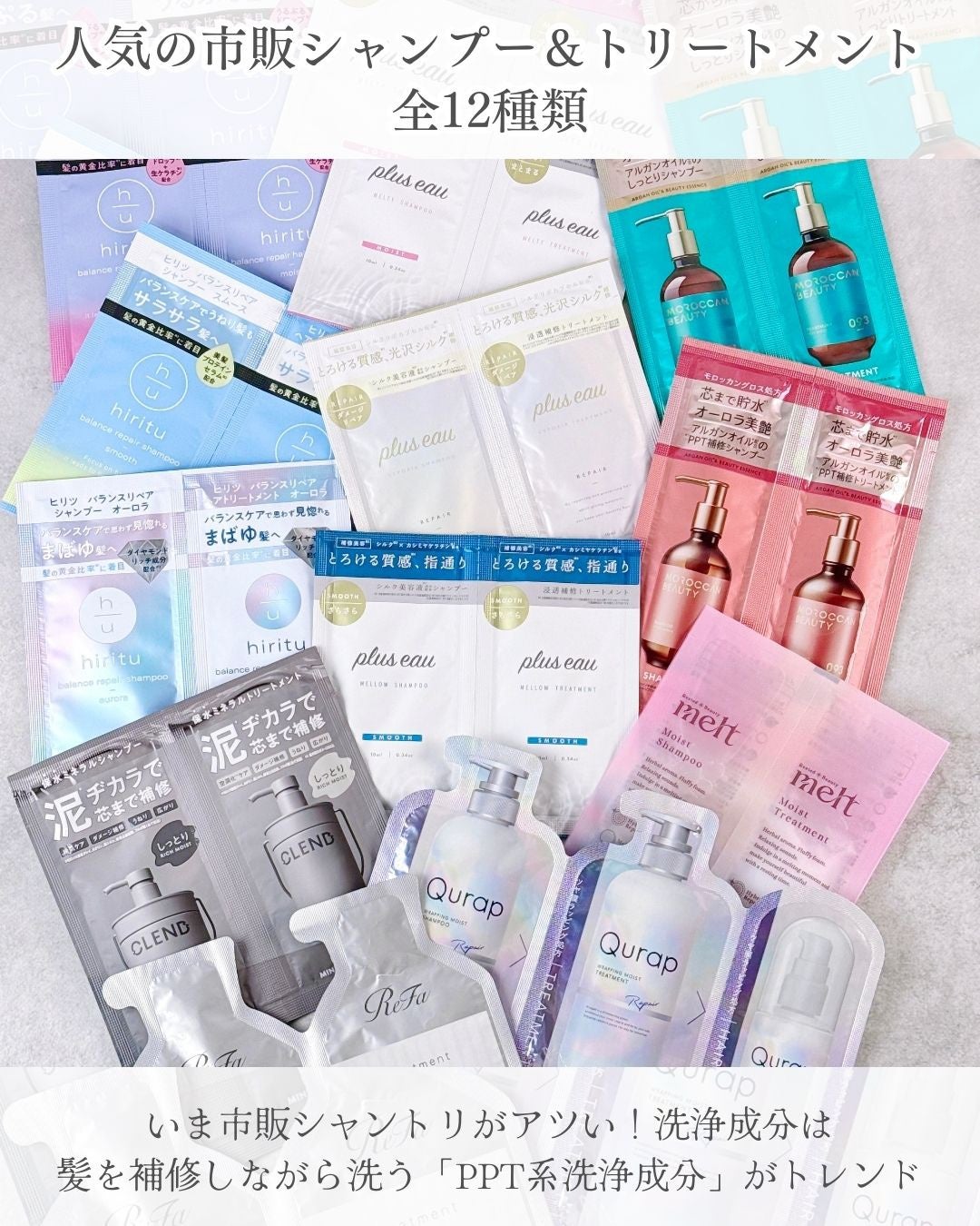 メロウシャンプー/メロウトリートメント/plus eau/市販シャンプーを使ったクチコミ(2枚目)