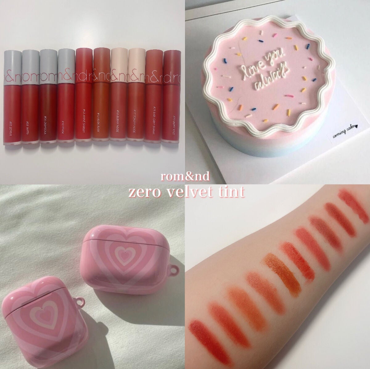 ゼロベルベットティント/rom&nd/リップティントを使ったクチコミ(1枚目)