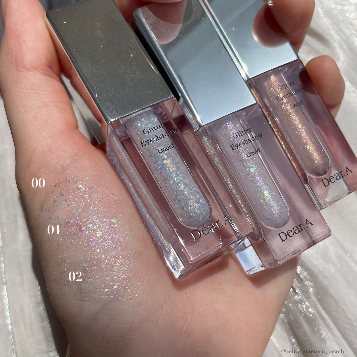 グリッターアイシャドウ/Dear.A/グリッターを使ったクチコミ（3枚目）