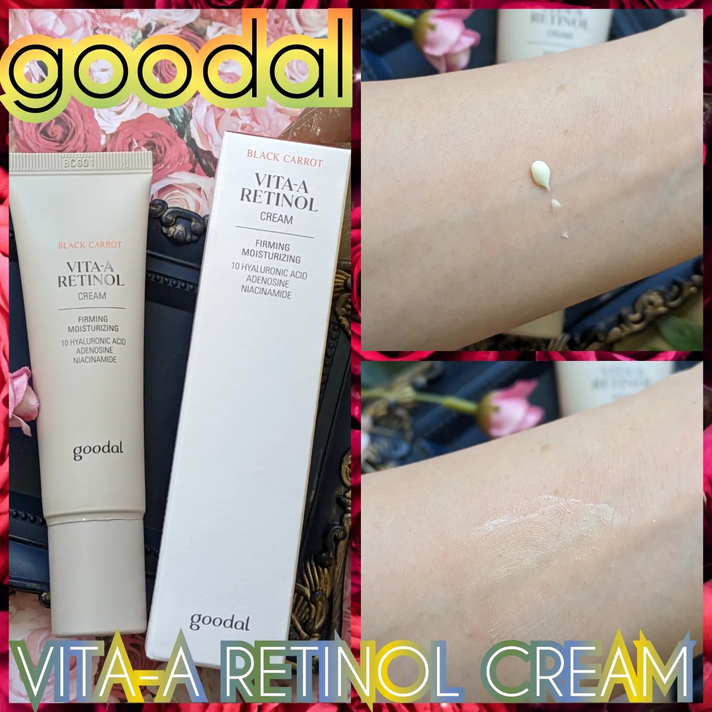 黒にんじんビタAレチノール弾力クリーム/goodal/フェイスクリームを使ったクチコミ（1枚目）