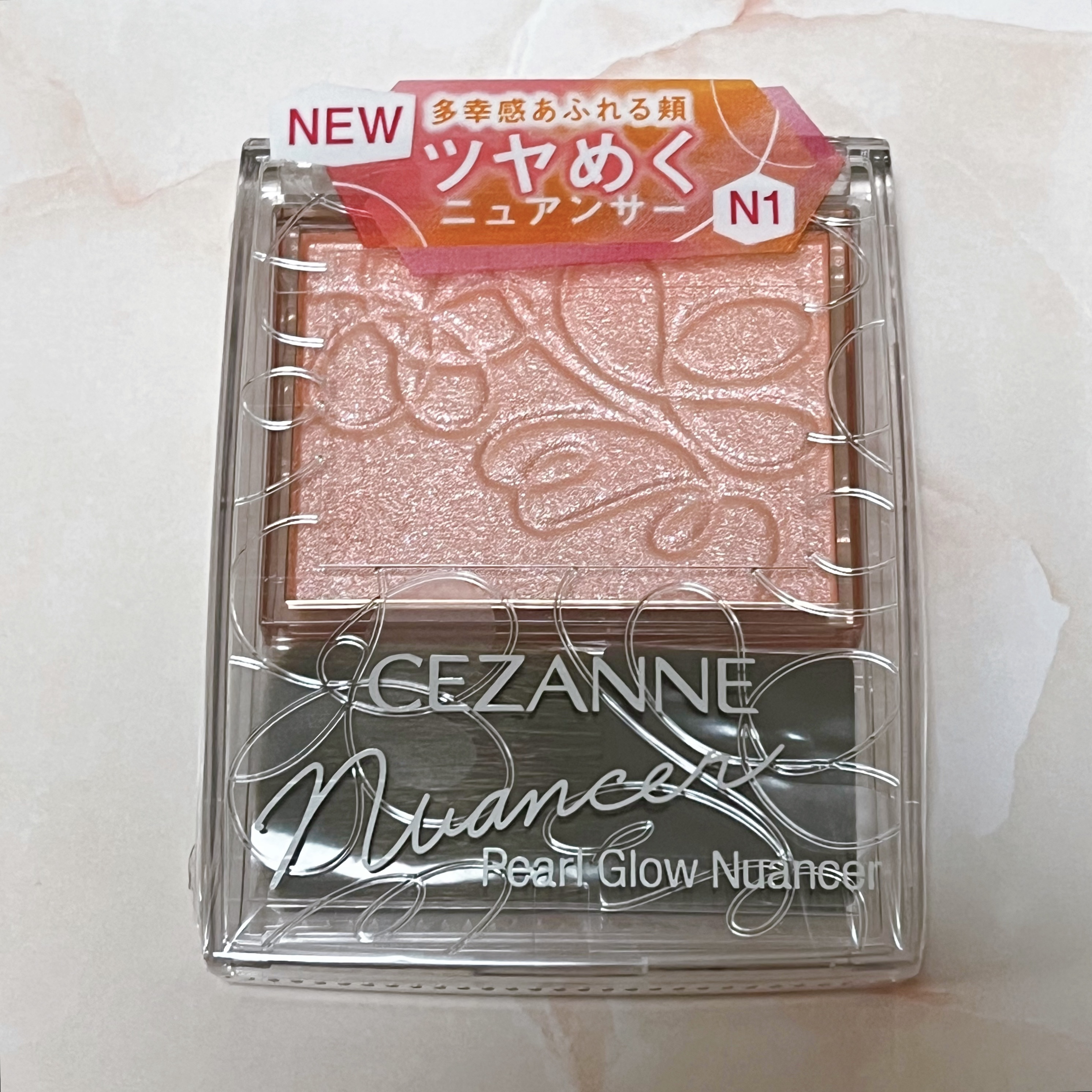 パールグロウニュアンサー/CEZANNE/パウダーハイライトを使ったクチコミ（1枚目）