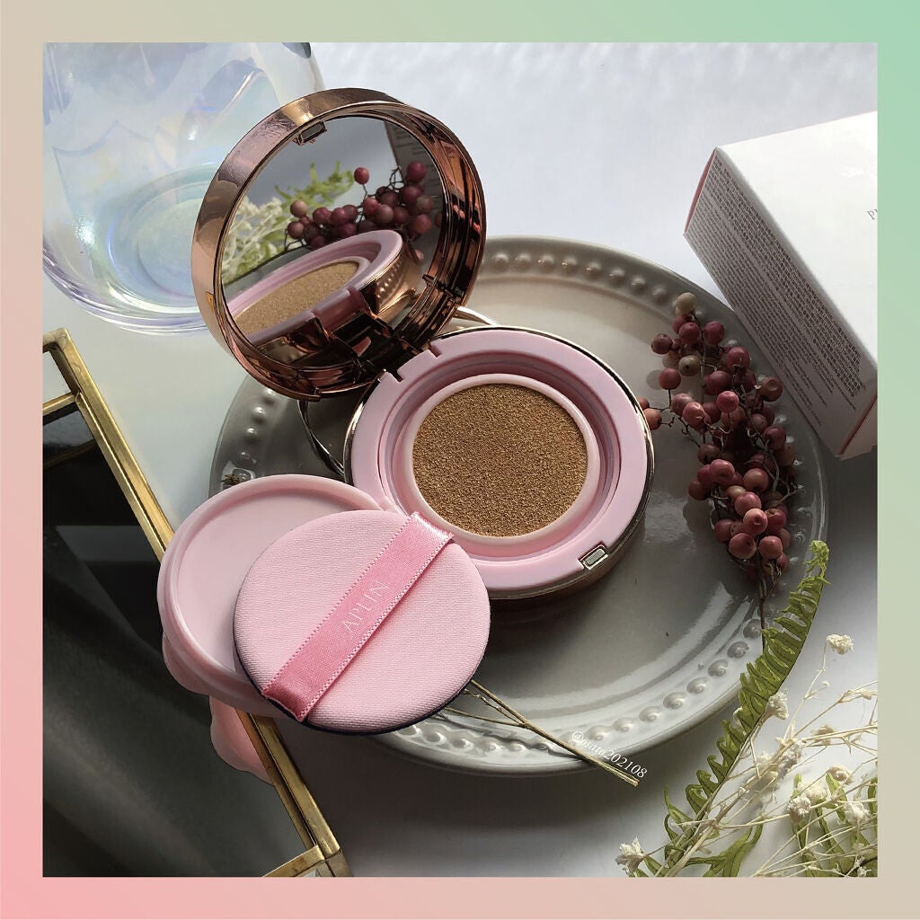 ピンクティーツリーカバークッション/APLIN/クッションファンデーションを使ったクチコミ(2枚目)