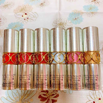 ルージュ ヴォリュプテ ロックシャイン/YVES SAINT LAURENT BEAUTE/口紅を使ったクチコミ(2枚目)