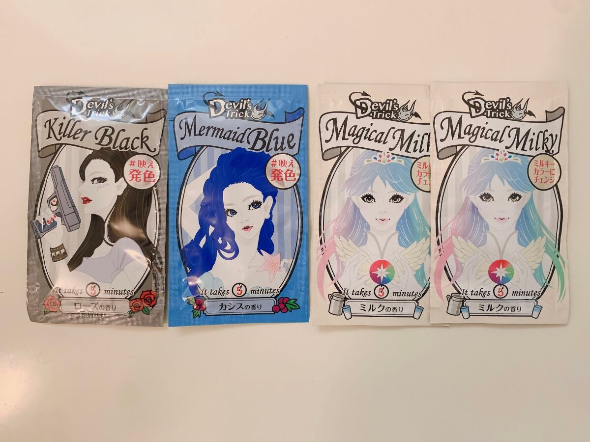 黑丸 on LIPS 「デビルズトリックで染めてみた!と、いうわけで、ブリーチ3回のズ..」(1枚目)