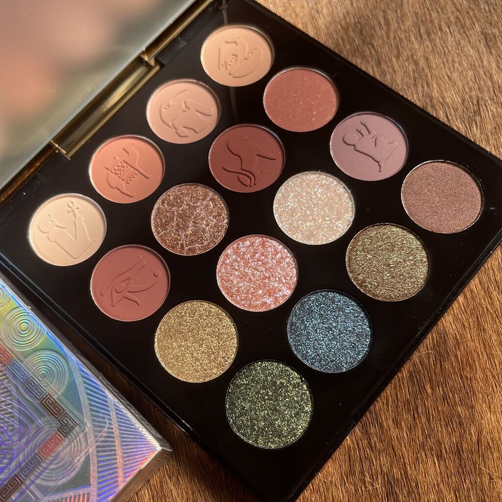 デザートメモリシリーズ 16色アイシャドウパレット/ZEESEA/アイシャドウパレットを使ったクチコミ（2枚目）