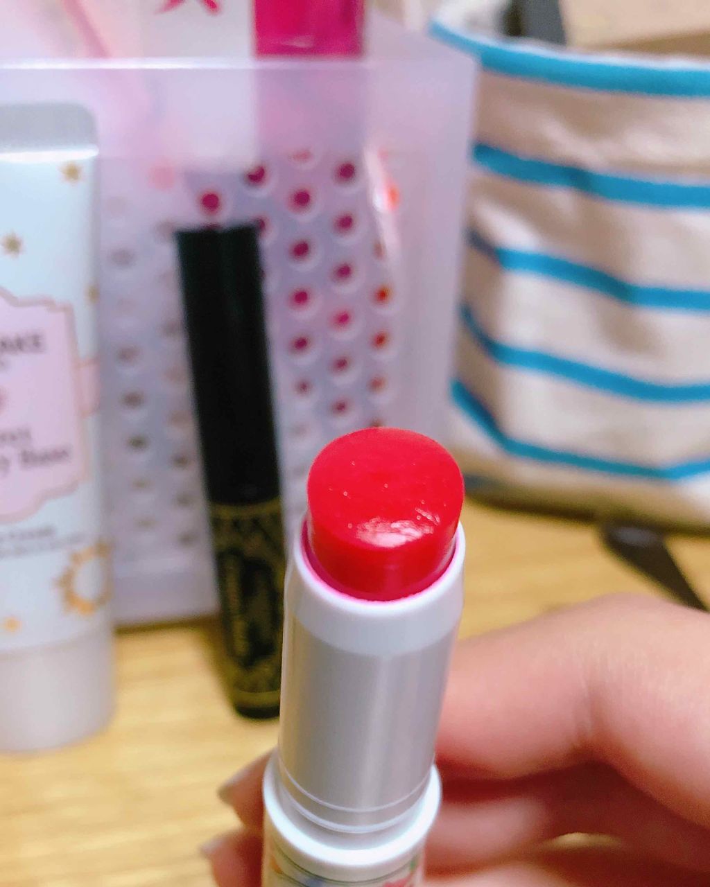 ステイオンバームルージュ/キャンメイク/口紅を使ったクチコミ(2枚目)