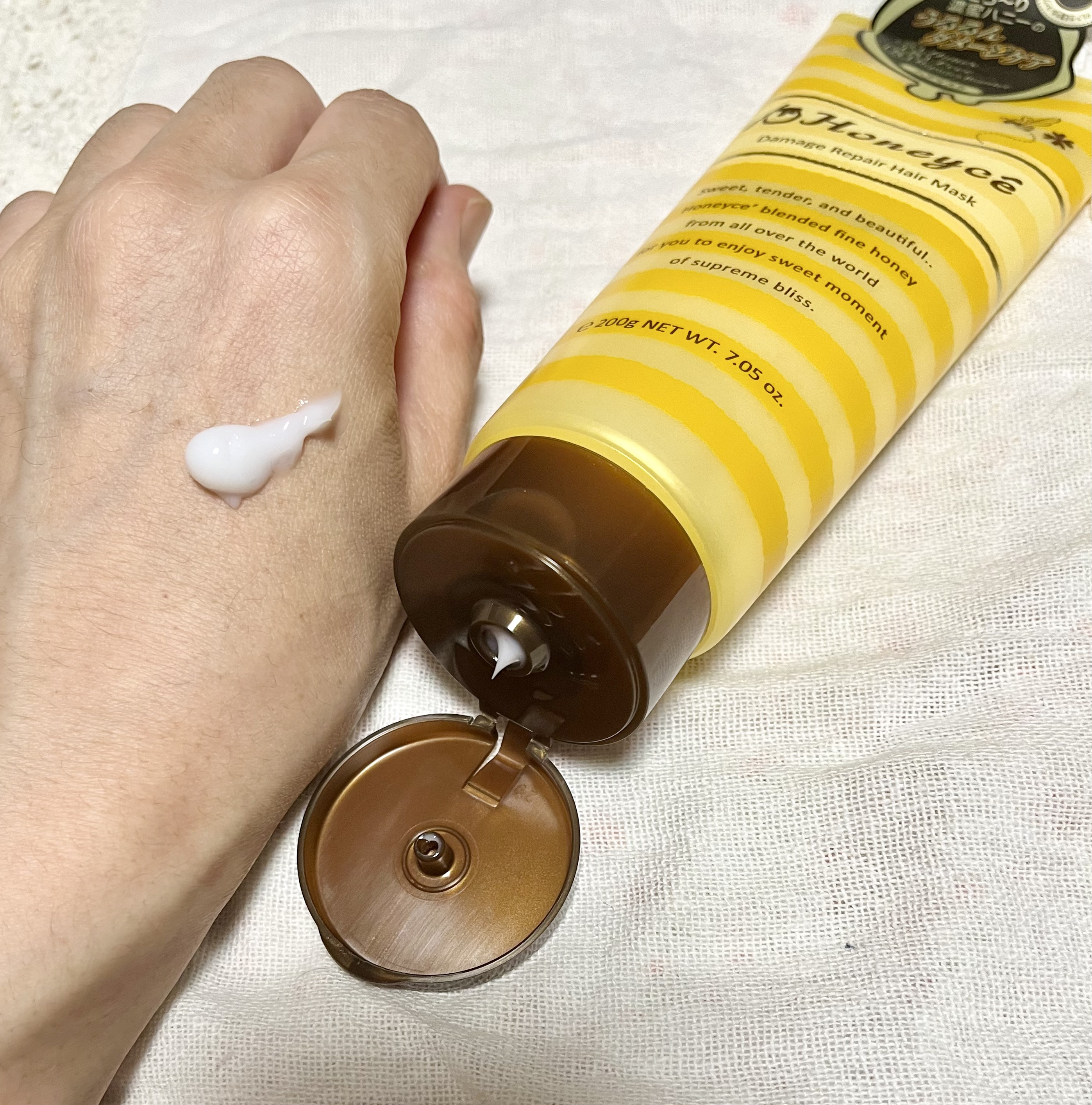 ハニーチェ ダメージリペア ヘアマスクY  R/ハニーチェ/ヘアマスク・ヘアパックを使ったクチコミ（2枚目）