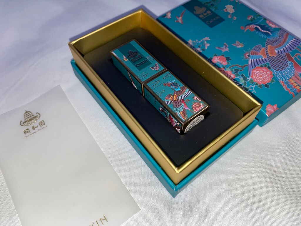 頤和園 コラボ 彫刻口紅/CATKIN/口紅を使ったクチコミ(3枚目)