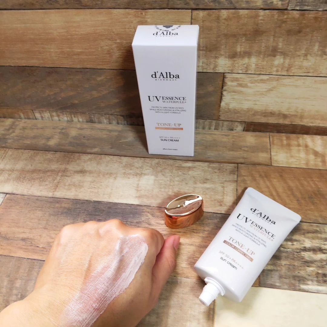 ウォータフルトーンアップサンクリーム/ダルバ/日焼け止めクリームを使ったクチコミ(3枚目)