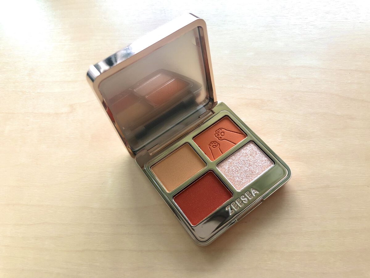 アニマルアイシャドウ(4シェード)/ZEESEA/アイシャドウパレットを使ったクチコミ（2枚目）
