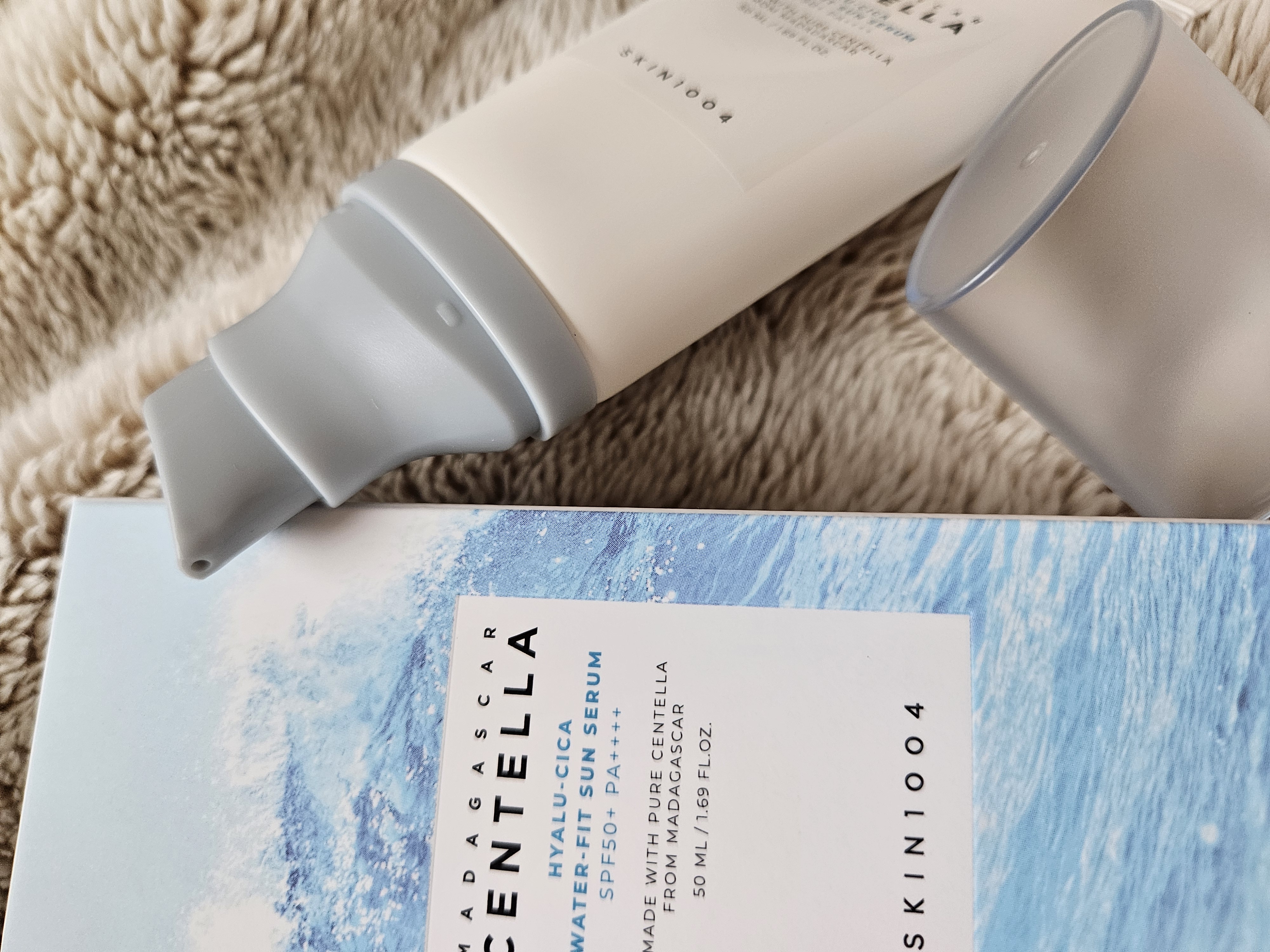 ヒアルーシカ ウォーターフィット サンセラム/SKIN1004/日焼け止めローションを使ったクチコミ（2枚目）