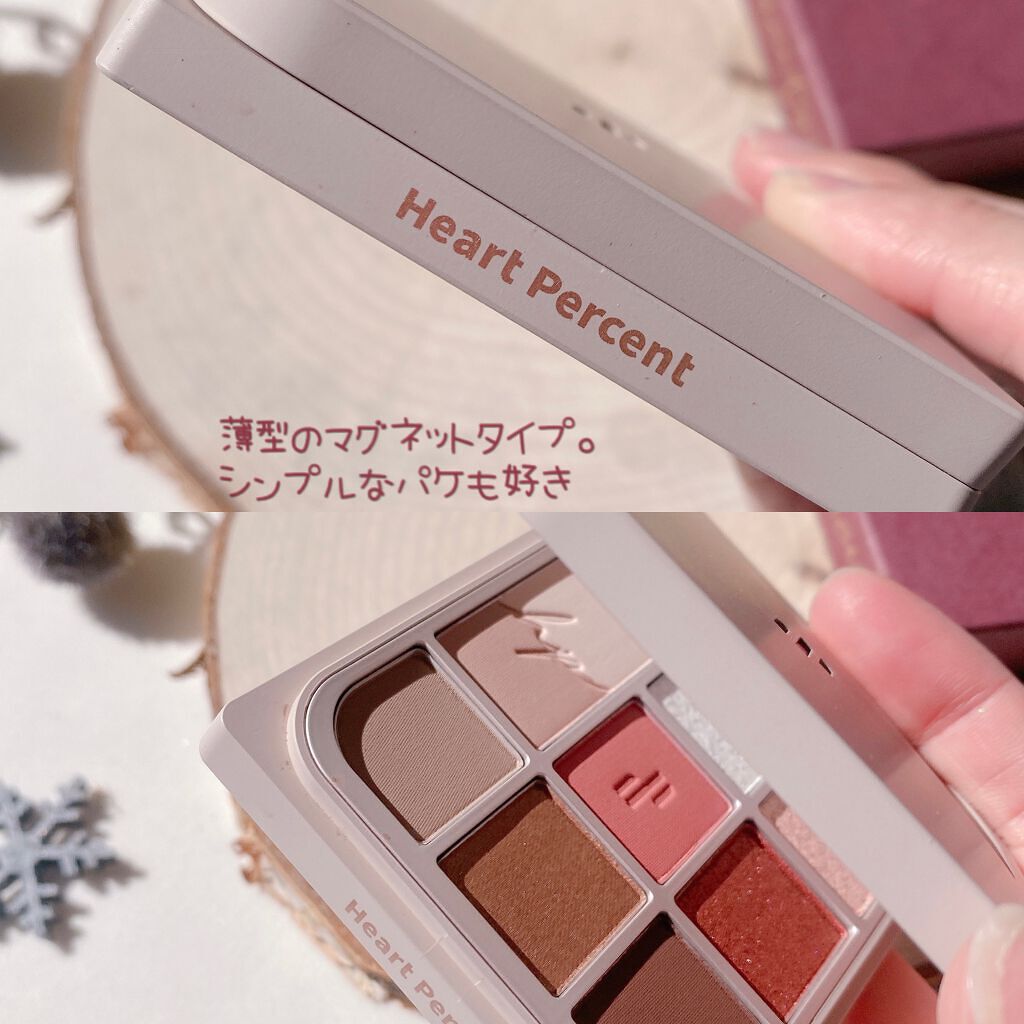 ドットオンムードアイパレット/Heart Percent/アイシャドウパレットを使ったクチコミ(4枚目)