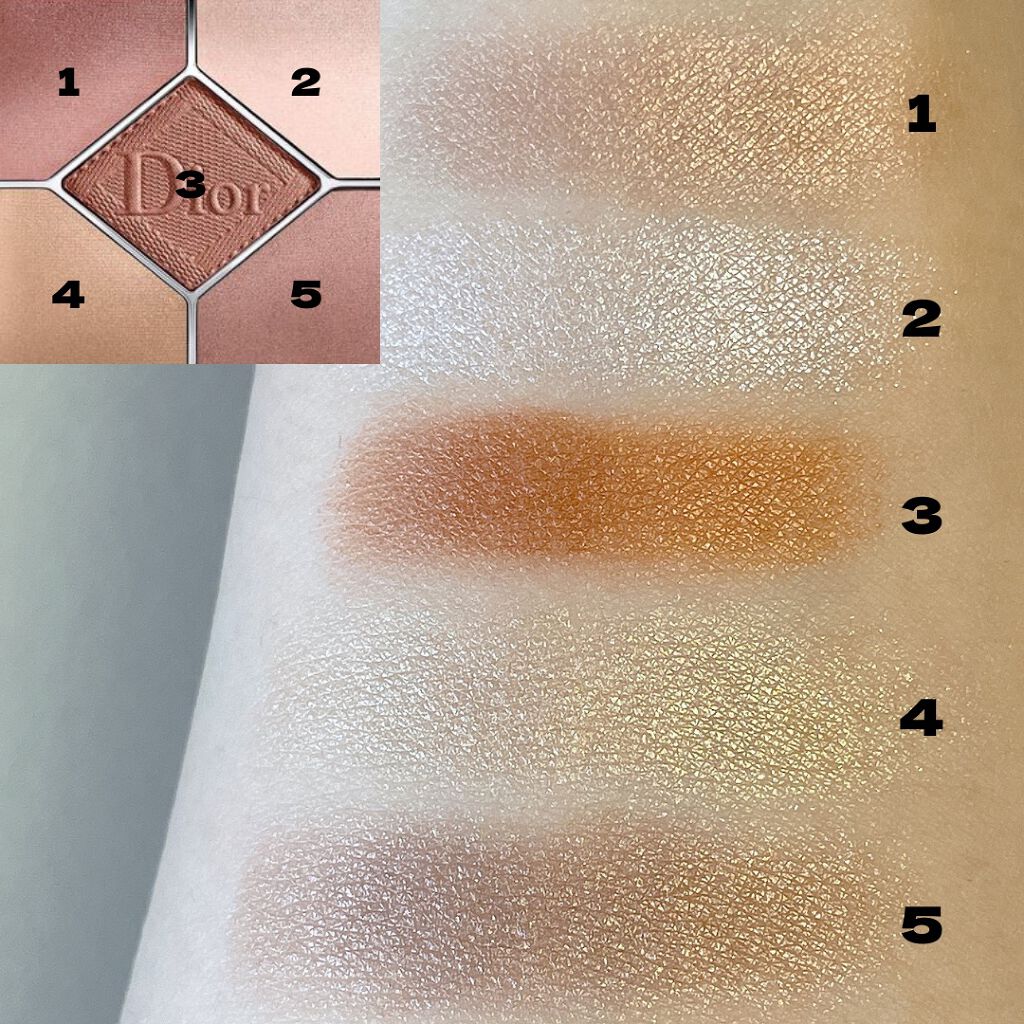 【旧】サンク クルール クチュール/Dior/アイシャドウパレットを使ったクチコミ（2枚目）