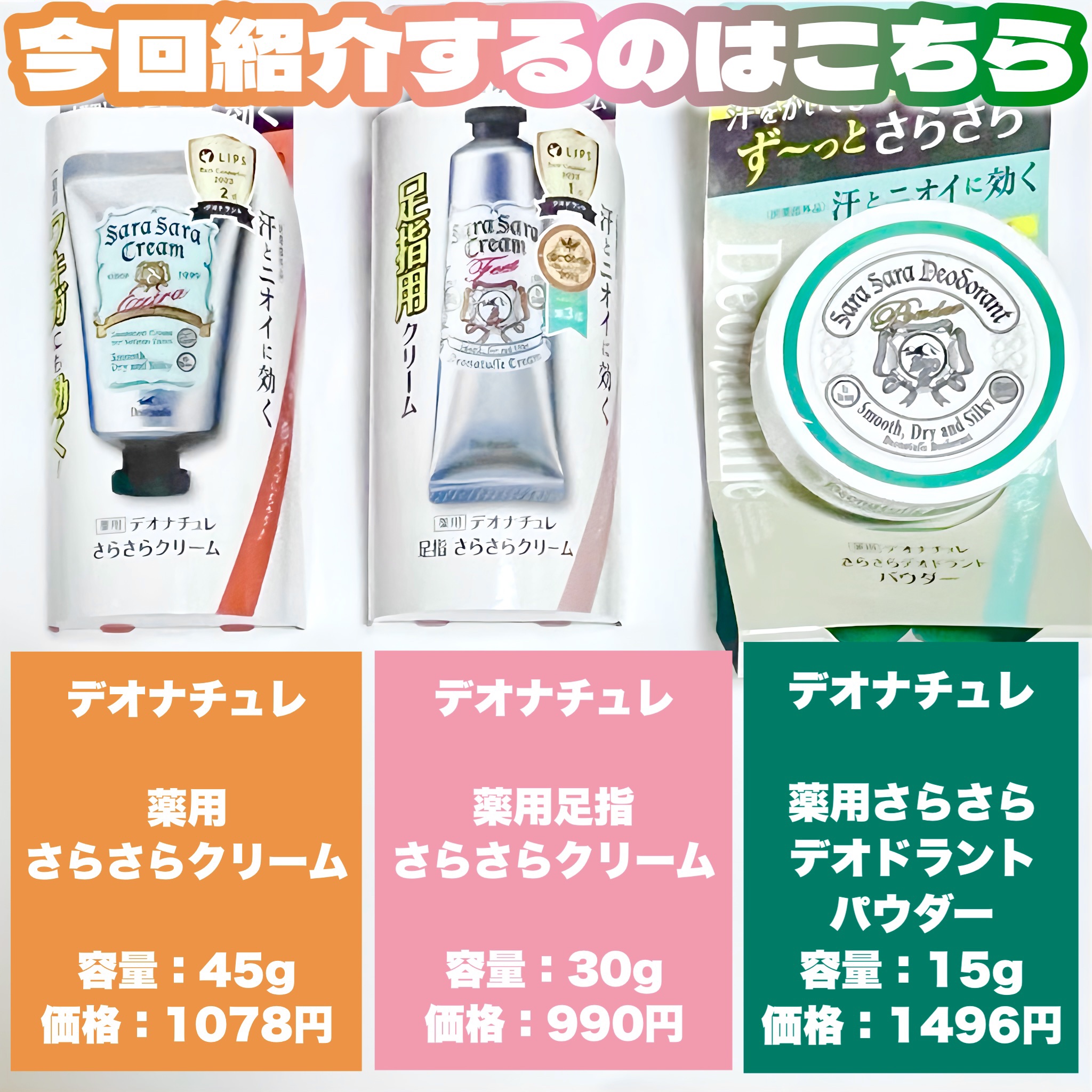 薬用さらさらデオドラントパウダー/デオナチュレ/デオドラント・制汗剤を使ったクチコミ（2枚目）