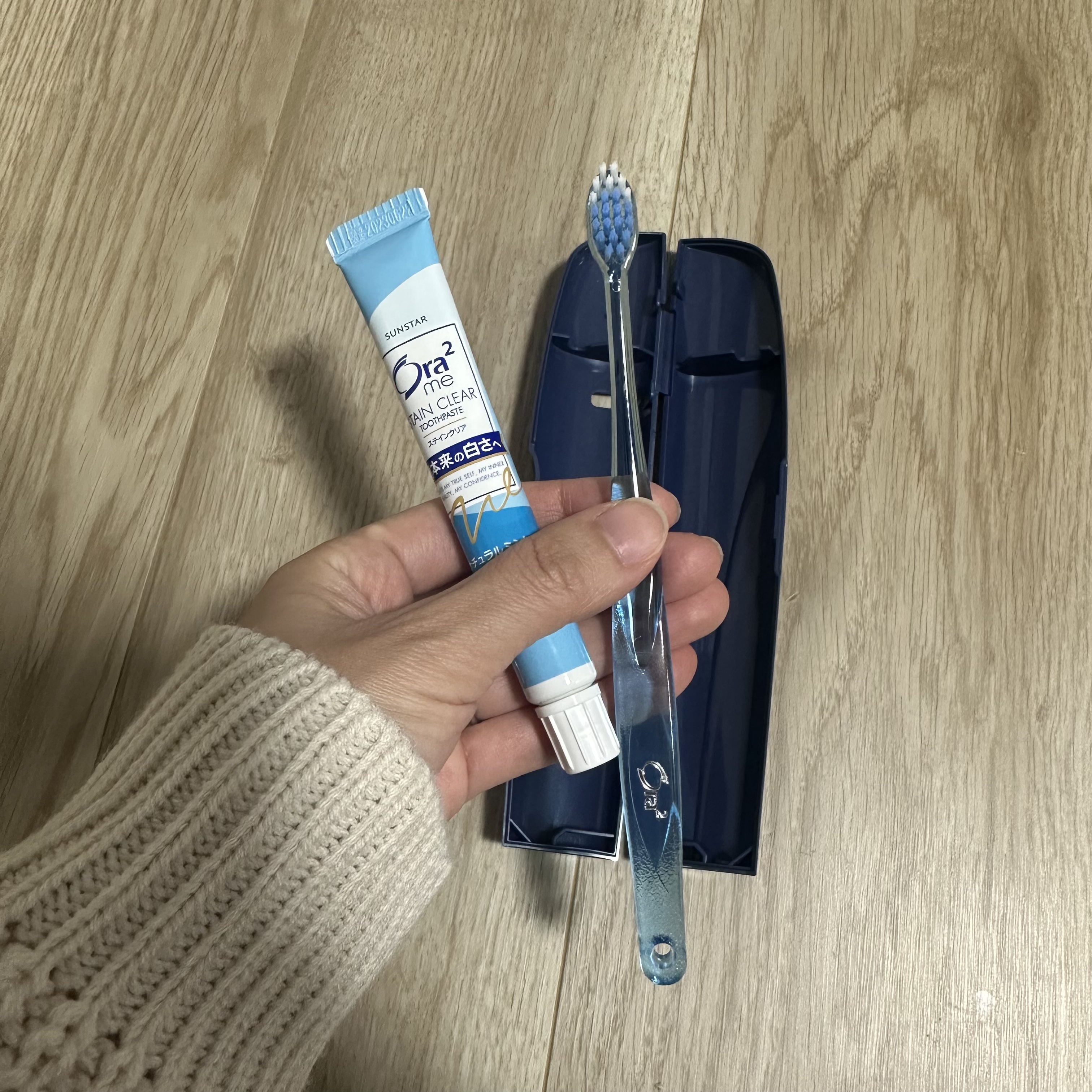 オーラツーミー ポータブル[ハードケースタイプ]　/オーラツー/その他オーラルケアを使ったクチコミ（3枚目）